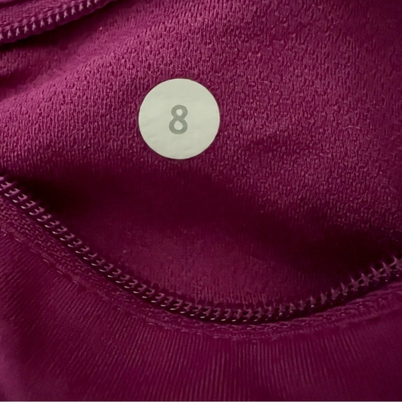 Lululemon size 8 Real Quick Regal Plum/Paradise nwot - Picture 4 of 10